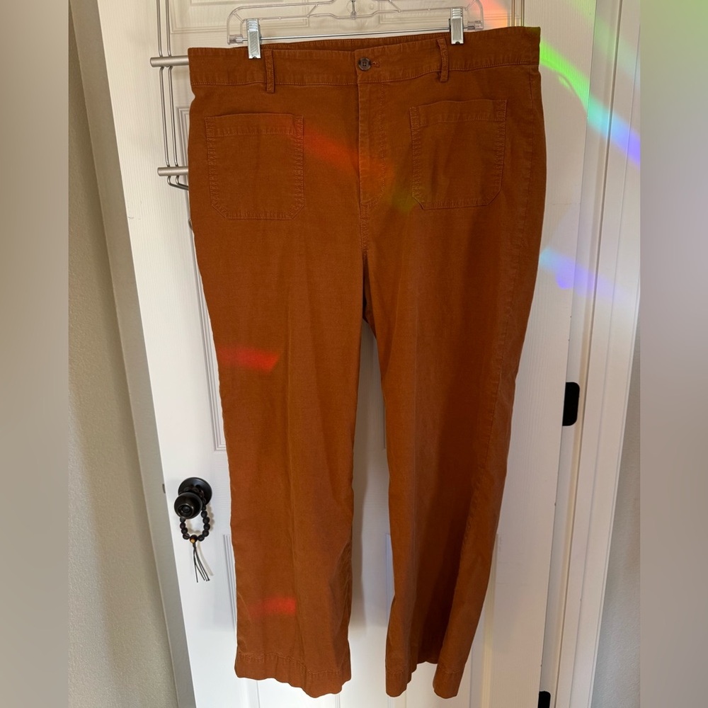 J. Crew Factory Women’s Orange/Rust Lizzie Chinos